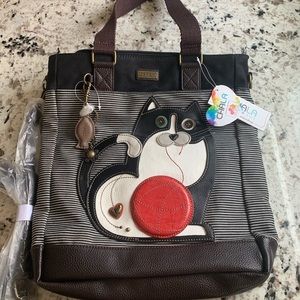 Chala Striped Work Tote - Fat Cat